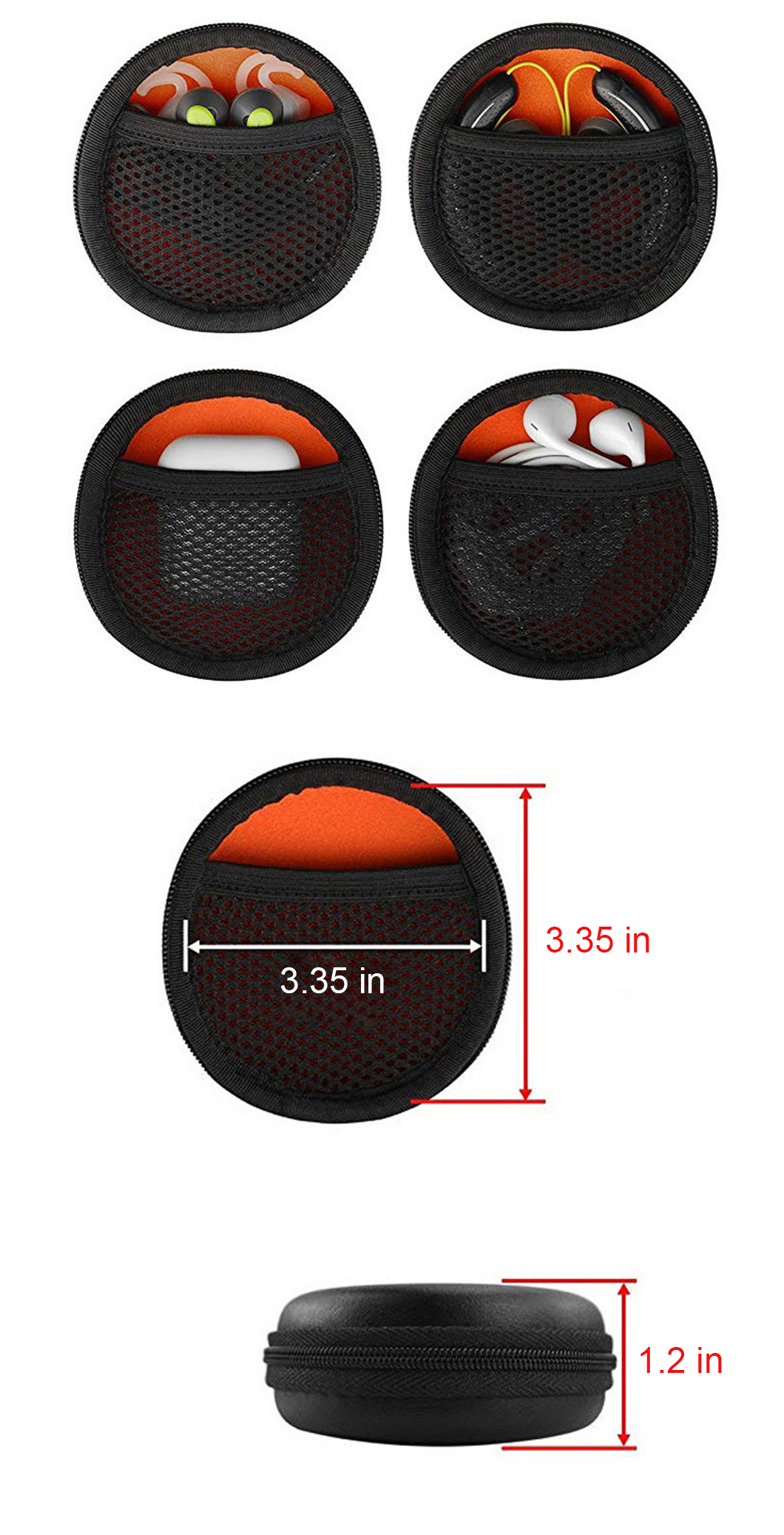 Portable EVA Hard Protective Carrying Case for Earphones, Fidget Spinner or Mini Parts(图3)