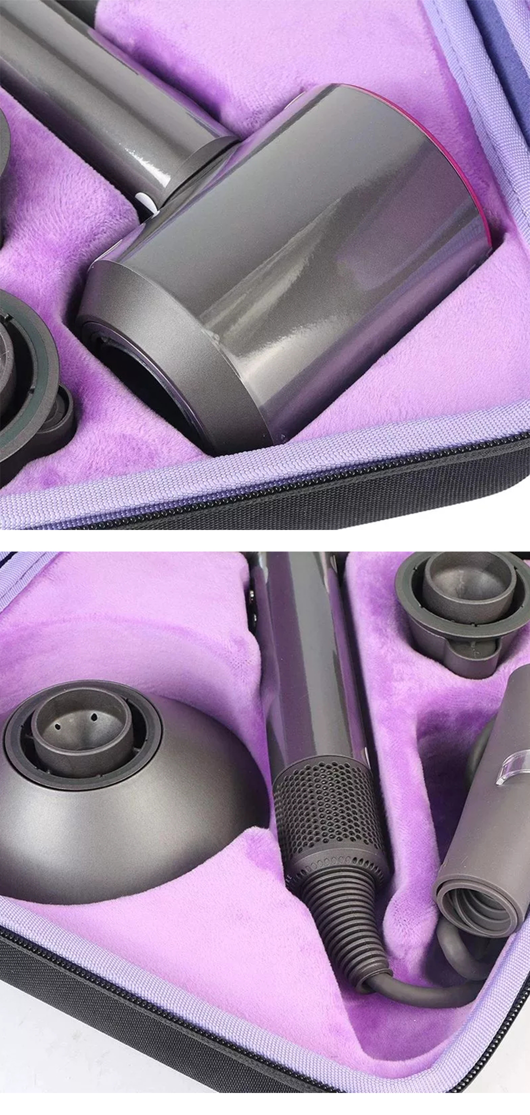Hard Travel Case Protective EVA Storage Box for Dyson Supersonic Hair Dryer & Accessories(图2)
