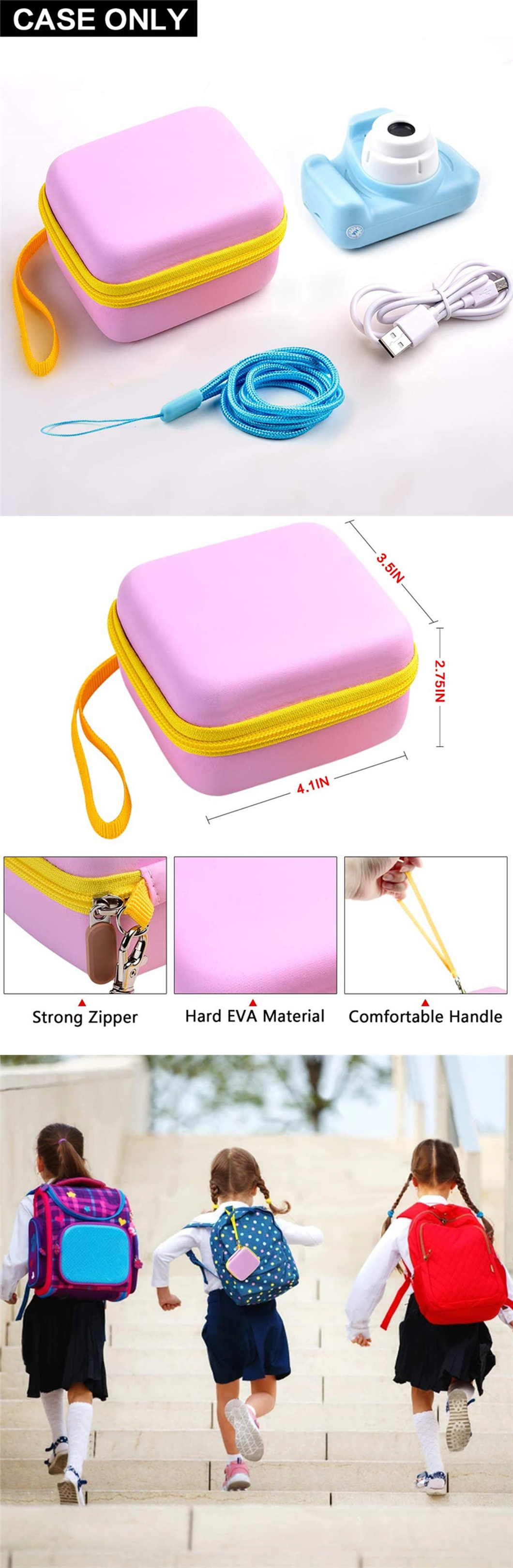 EVA Storage Bag Carrying Case Travel Bag for Kids Cameras(图3)