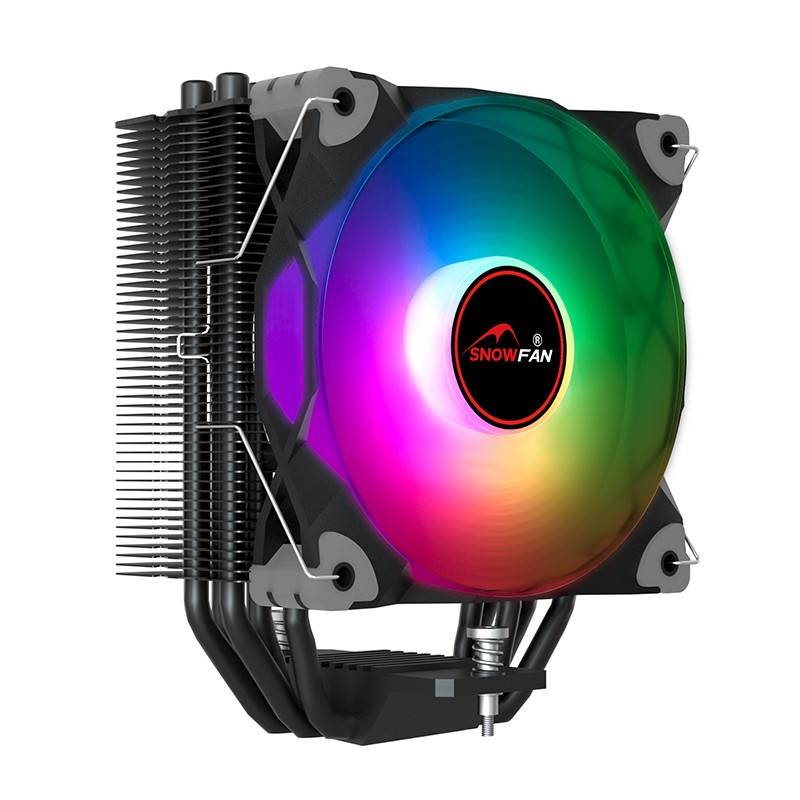 low Profile RGB PC Cooler Fan cpu xeon ARGB LGA 1151 CPU Cooler OEM Air Cooling 5 heatpipes 