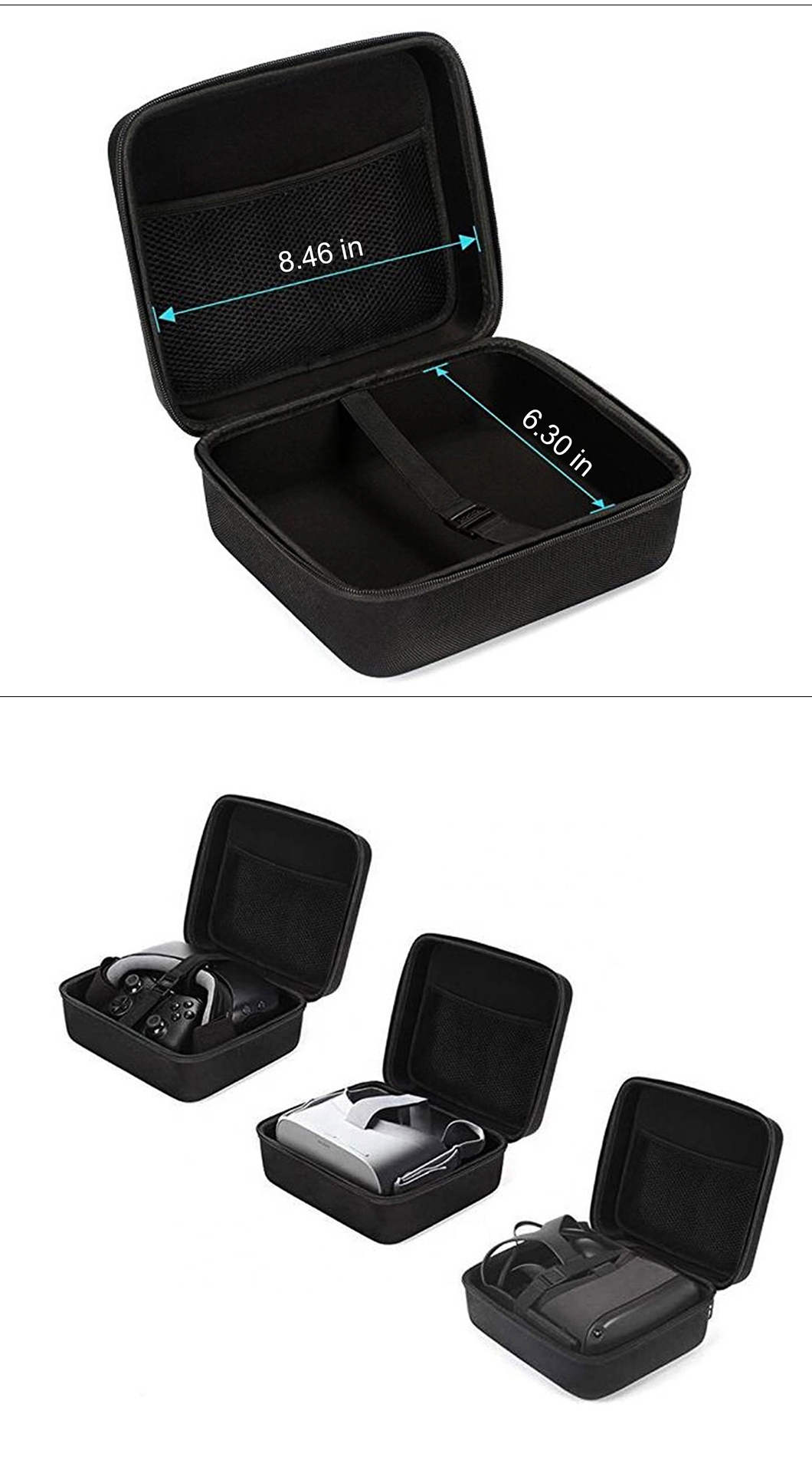 Hard EVA Case Protective Carry Bag Storage Box for VR Headset & Accessories(图2)