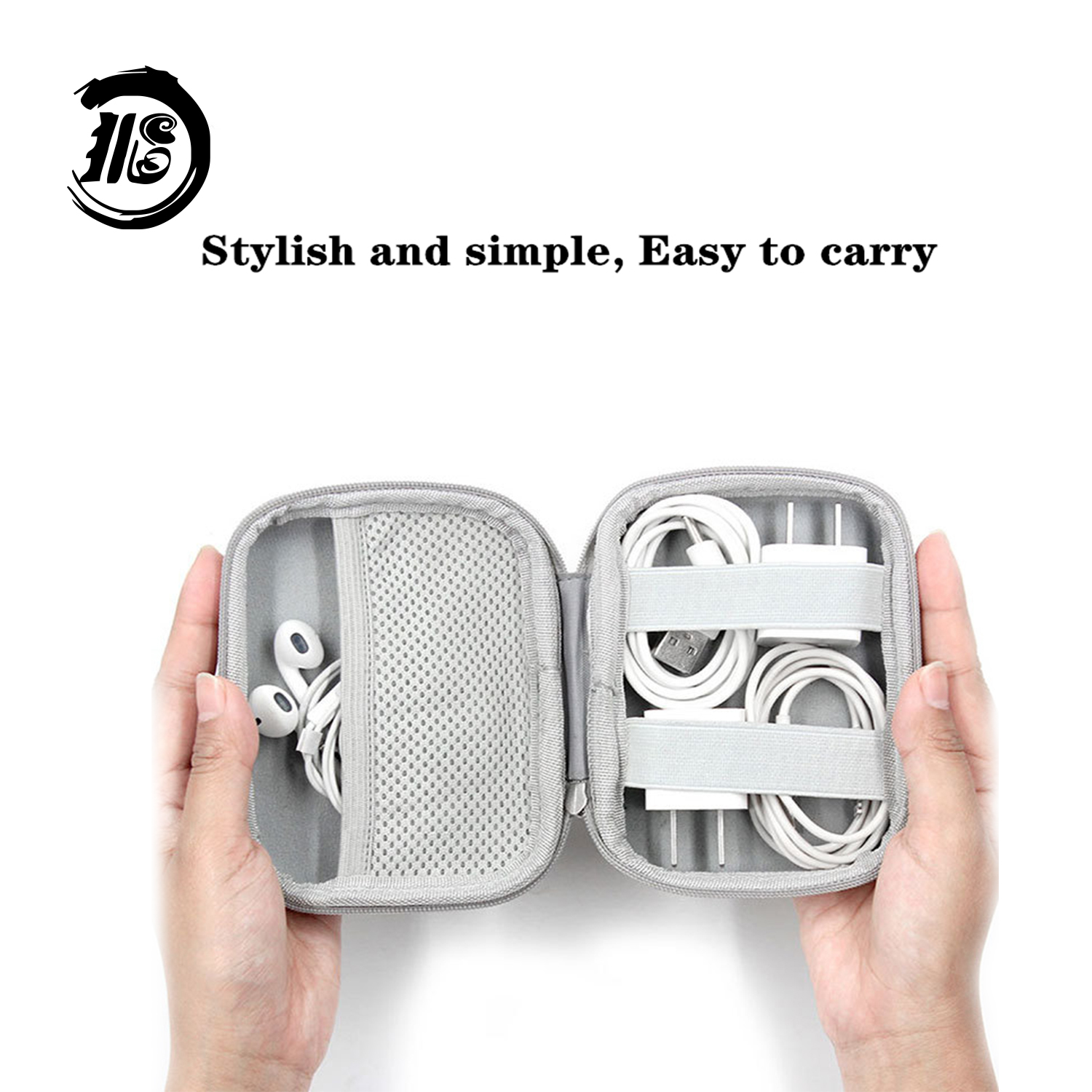 Storage EVA Case Travel Box for Earphone, Cable, Charger