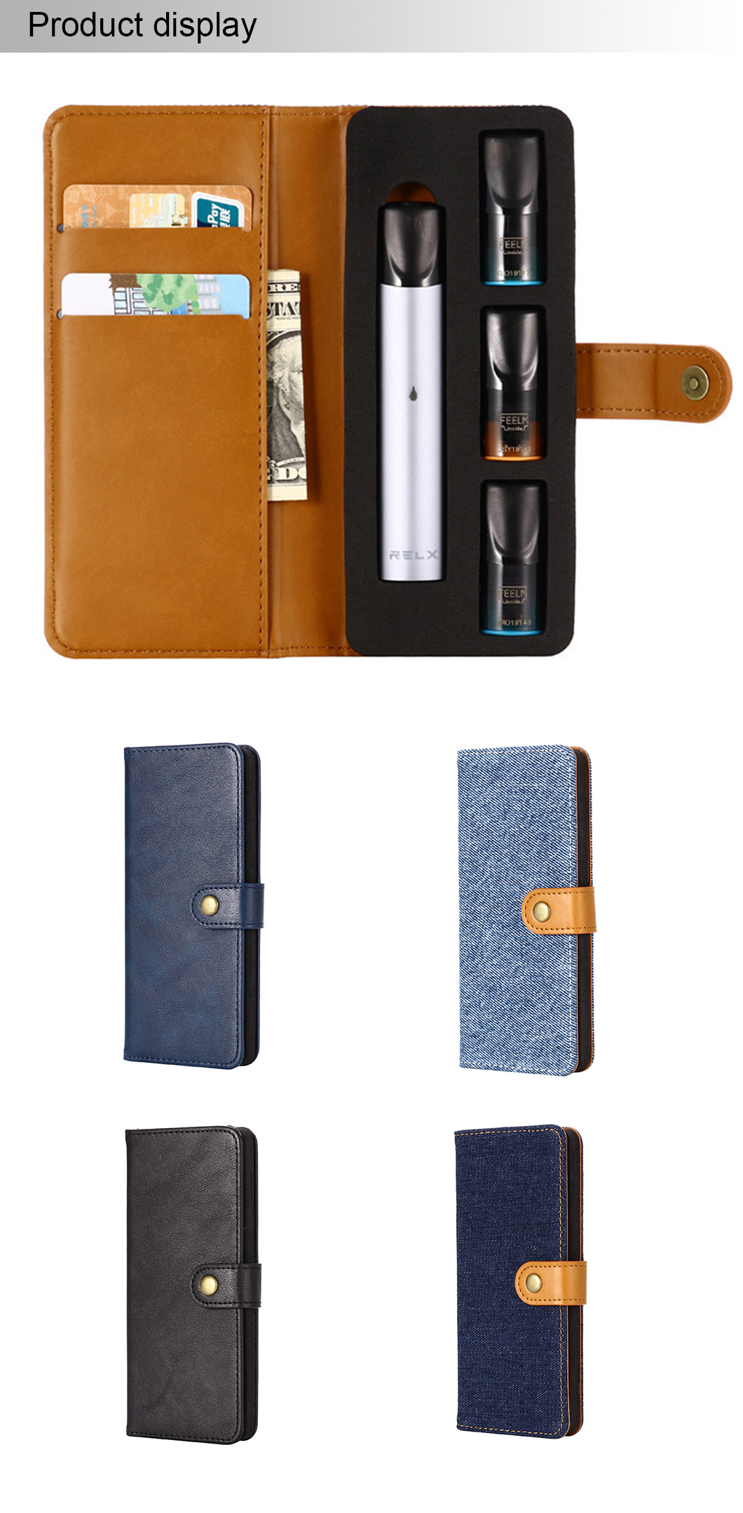 Portable Electronic Cigarette Case Protective EVA Case Holder Wallet Cigar Cover for E-Cigarette(图1)