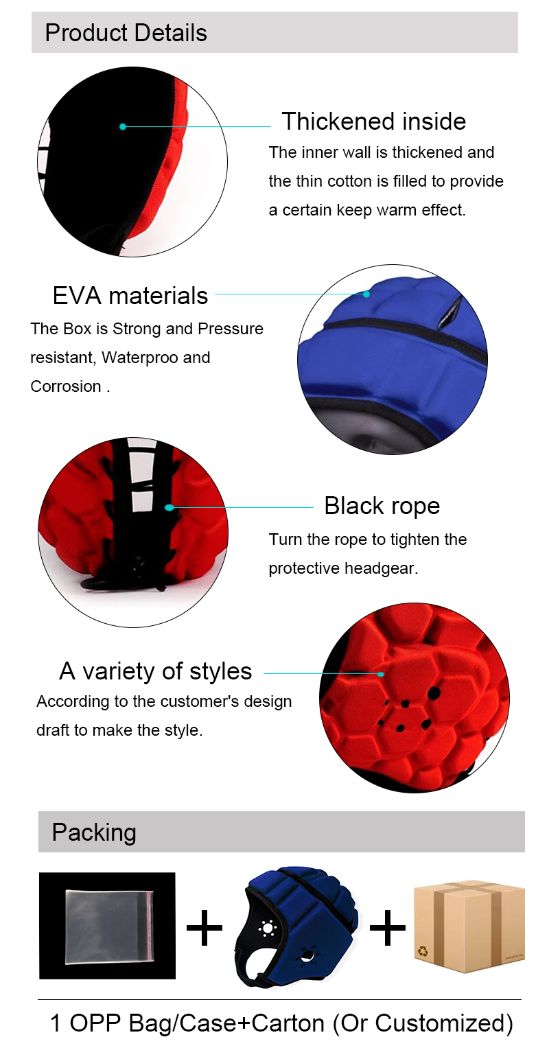 Soft Padded Headgear Protective EVA Helmet Impact Resistant Soft Shell (图4)