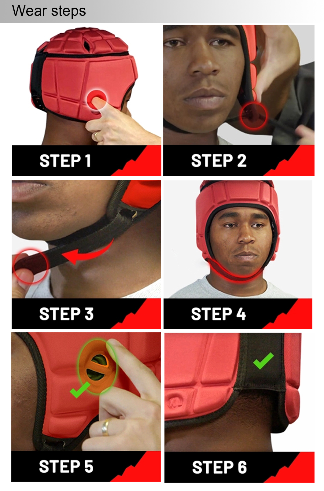 Soft Padded Headgear Protective EVA Helmet Impact Resistant Soft Shell (图3)