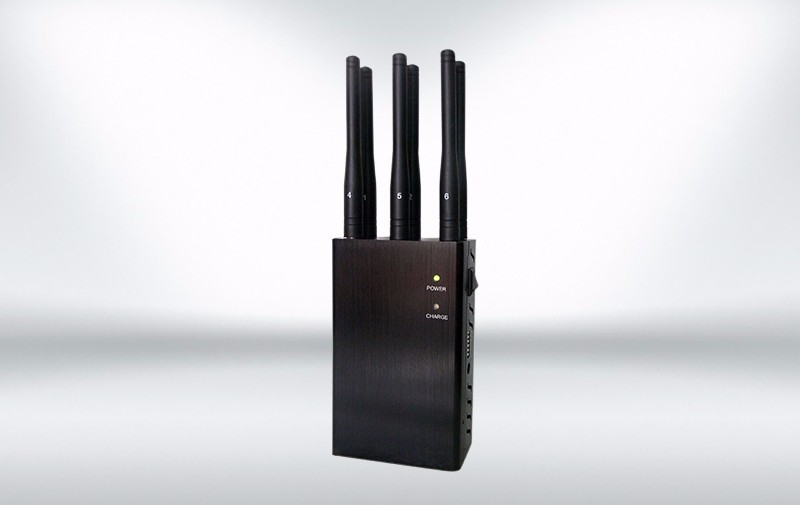 6 Bands Handheld Lojack/WiFi/4G/GPS/VHF/UHF Wireless Signal Blocker Signal Portable Jammer
