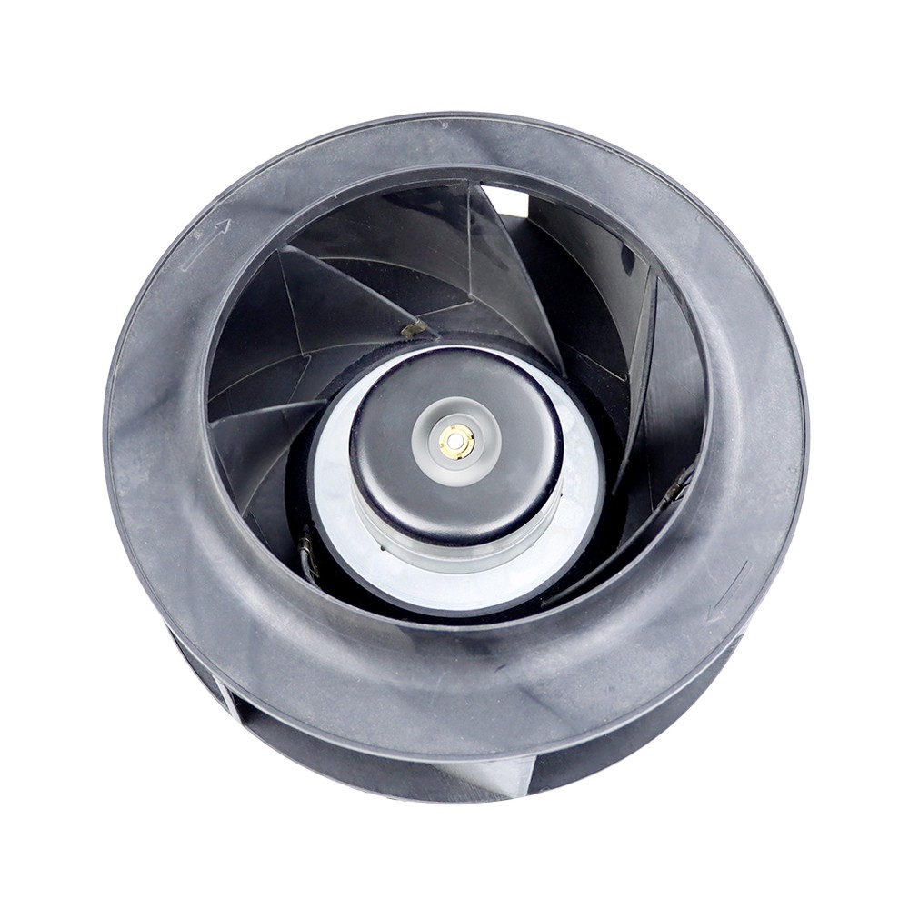 225mm 0~10V PWM plastc impeller AC backward centrifugal blower fan EC