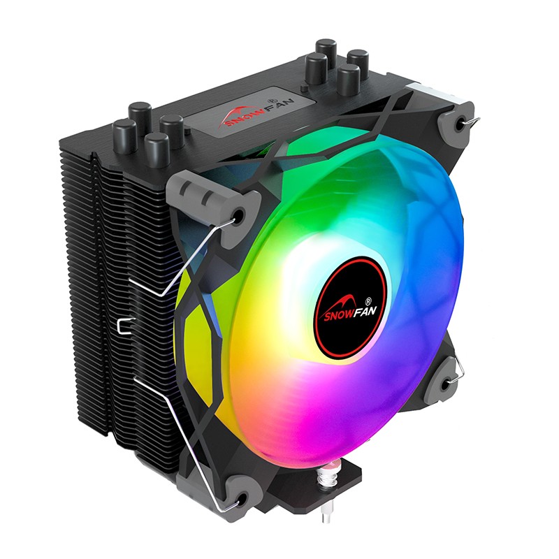 AM4 CPU Fan Cooler 12V 4PIN 4 Heatpipes AMD RGB CPU Air Cooler LGA1151 ARGB CPU Cooler for Intel