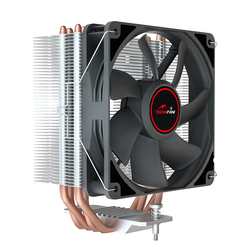 AMD cpu 散热器 4管直接Intel CPU 风冷散热器 