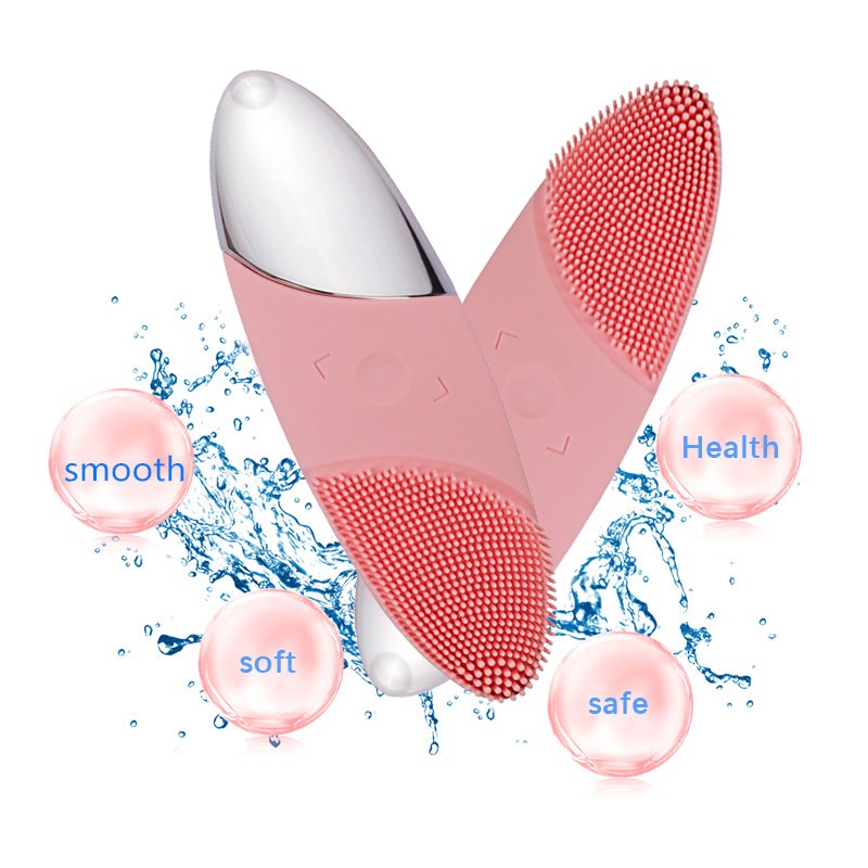 Wireless Charging Waterproof Silicone Facial Cleansing Brush