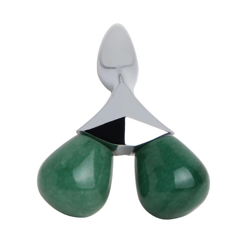Green jade roller
