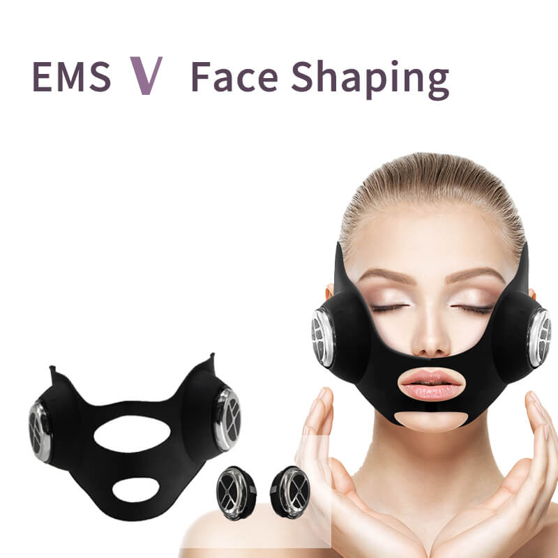 V Shaped Slimming Face Mask EMS Microcurrent Facial Massager Device Face Slimmer Chin Line Lifting Tightening Skin Instrument